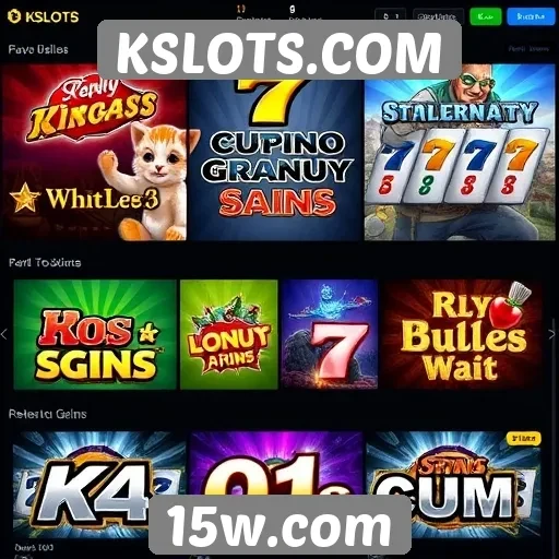 Comparativo de jogos populares disponíveis no KSLOTS.COM